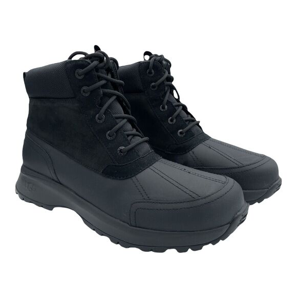 UGG Mens Emmett Duck Boot ( Black ) - Men US Size 9 / 42 NEW W BOX